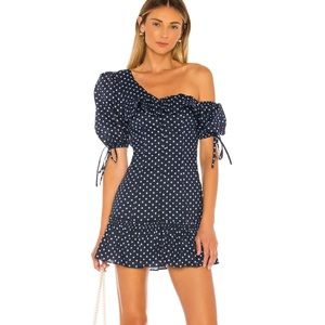 Majorelle Polka Dot Dress (XS)